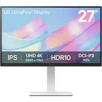 LG 27US550-W, 68,6 cm (27"), 3840 x 2160 Pixel, 4K Ultra HD, LCD, 5 ms, Weiß