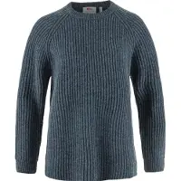Fjällräven - Women's Övik Rib Sweater - Wollpullover Gr XL blau