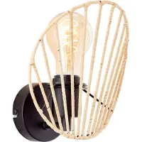 Brilliant LED-Leselampe Curtis Messingmatte
