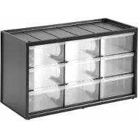 Black & Decker 1-93-978, Werkzeugkasten, Kunststoff, Polypropylen, Schwarz, 365 mm, 155 mm, 213 mm