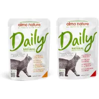Almo Nature Daily mit Fisch Multipack Katzen-Nassfutter (70 g)