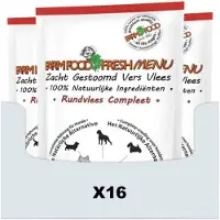 Farm food Fresh Menu Rindfleisch Nassfutter Hund (Beutel 125 g)