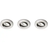 Philips myLiving 579601716, Einbaustrahler, GU10, 3 Glühbirne(n), Halogen, 2800 K, Chrom