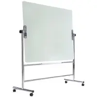 BI-Office magnetische Glastafel auf Rollen
