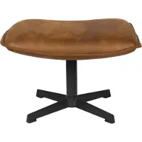 Housecraft living John Fußhocker Cognac