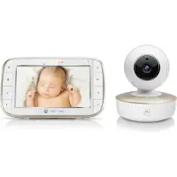 Motorola VM855 CONNECT, 300 m, Wi-Fi/FHSS, 2.4 GHz, Kamera, Weiß, 2-Wege