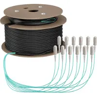 EFB Elektronik O8341S120OM3, 120 m, U-DQ(ZN) BH, OM3, 12x SC, 12x SC