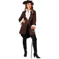 Thetru Piraten Jacke Mary Read, braun
