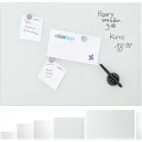 Relaxdays Glas-Magnetboard