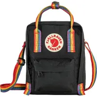 Fjällräven Kånken Rainbow Sling Umhängetasche Schwarz Schwarz One Size