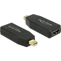 DeLOCK 65583, mini Displayport 1.2, HDMI, Schwarz