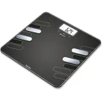 Beurer BF 600 Rechteck Schwarz, Edelstahl Elektronische Personenwaage