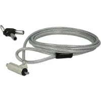 Navilock 20655, 1,8 m, Schlüssel, Kunststoff, Stahl, Silber