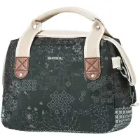 Basil Bohème, Vorderseite, Fahrradtasche, Polyester, Schwarz, 8 l, 2,5 kg