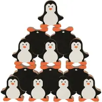 Goki Holzstapelspiel Pinguin