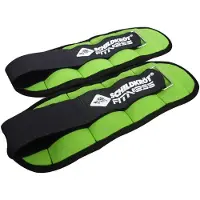 Schildkröt Fitness Körpergewicht Schildkröt GEWICHTSMANSCHETTE, 2x 0,5kg, (green) im Carrybag, M-2022