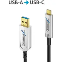 PureLink FiberX Serie - USB 3.1 Glasfaser Kabel - USB-A USB-C - 50m