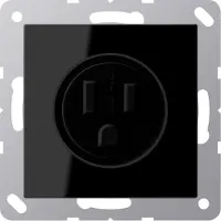 JUNG Steckdose 1f sw glz A UP IP20 ZP NEMA A521-15SW