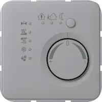 JUNG Raumtemperaturregler UP CD KNX lgr glz CD2178TSGR