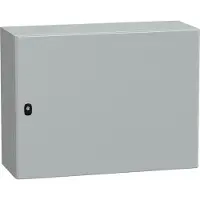 Schneider Electric Electric NSYS3D6830P PanelSeT S3D Volltür mit Montageplatte H600xB800xT300.IP66 IK10 RAL7035.
