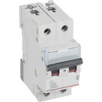 Legrand 404210 TX3 Leitungsschutzschalter C-Charakteristik, 50A, 2-polig, 10kA, 400VAC, 2TE
