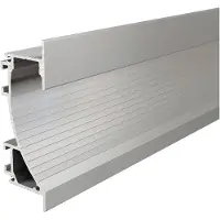 Deko-light 975491 Einbauprofil Trockenbau-Profil, Wandvoute EL-02-12 , Silber-matt
