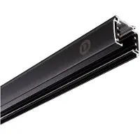 Deko-light 3-Phasen Schienensystem D Line Aufbaustromschiene 1m Graphitschwarz