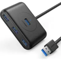 UGREEN 20290, USB 3.2 Gen 1 (3.1 Gen 1) Type-A, USB 3.2 Gen 1 (3.1 Gen 1) Type-A, 5000 Mbit/s, Schwarz, 1 Stück(e)