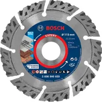 Bosch EXPERT MultiMaterial Diamanttrennscheiben, 115 x 22,23 x 2,2 x 12 mm