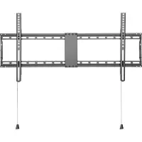 Vision VFM-W8X4V/2 - Befestigungskit (Wandmontage) - für Flachbildschirm - verriegelbar - kaltgewalzter Stahl - Schwarz