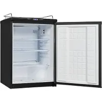 Exquisit Bierkühler, 163 Liter, mit Zapfvorrichtung, Gitterablagen, Türanschlag wechselbar, 89 cm Höhe, 42 dB, Display, BK160-HE-300G inox