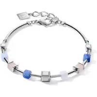 Coeur de Lion 5059/30-0710 Damen-Armband Edelstahl GeoCUBE big
