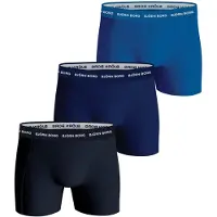 Björn Borg Shorts 3er-Pack Dunkelblau Hellblau - L
