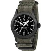 KHS PLABSSF.DFSGO Herrenuhr Platoon Solar Flex-Textilband Grau