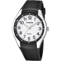 Calypso Herren Analog Uhr Casual Kautschuk Armbanduhr schwarz UK5843/1