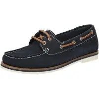 Sioux Damen Slipper/ Bootsschuhe/ Mokassins NAKIMBA Blau RaulederGröße:42