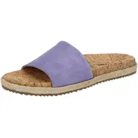 Sioux Pantolette "Aoriska-700", Damen, Gr. 41 (UK 7), lila, Obermaterial: 100% Kalbsveloursleder CAVL. 100% Gummi rubber., Schuhe Pantolette