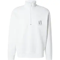 Armani Exchange für Herren. XM000370AF10818U0009 Lässiges Sweatshirt weiß (XS), Baumwolle, Langarm
