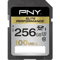 PNY Technologies 256GB SDXC class 10, 256 GB, SDXC, Klasse 10, UHS-I, 100 MB/s, 75 MB/s