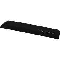 BakkerElkhuizen Trapezium Ergo Wrist Rest Compact, Schwarz, Kunststoff, Gummi, Textil, China, 330 mm, 80 mm, 13 mm