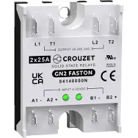 CROUZET Halbleiterrelais 84140800N SSR GN2 Last-Strom (max.): 25 A Schaltspannung (max.): 280 V/AC Spezielle