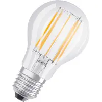 Osram LED BASE Classic A100, klare Filament LED-Lampen aus Glas für E27 Sockel, Birnenform, Warmweiß (2700K), 1521 Lumen, Ersatz für herkömmliche 100W-Glühbirnen, 3er-Box