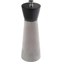 Assheuer & Pott APS 40538 Pfeffermühle ELEMENT, Ø 6 cm, Höhe 18 cm, Mahlwerk Kohlenstoffstahl, Buchenholz/ Beton