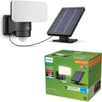 Philips Wandleuchten Tylus, 6 W, Schwarz, Kunststoff, IP44, III, Modern, Garten, Terrasse