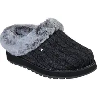 SKECHERS Pantoffel "KEEPSAKES - ICE ANGEL" Hausschuh in Strick-Optik