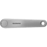 Shimano Kurbelarm E-BIKE SYSTEMS FC-E5000 Links - 170 mm, Silber.