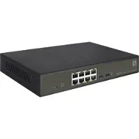 LevelOne EFB GES-2110P Hilbert 10-Port Gigabit PoE Smart Lite Switch, 8xPoE Ausgänge 2xGigabit SFP GES2110P