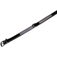 Nobby Halsband Crystal dreireihig