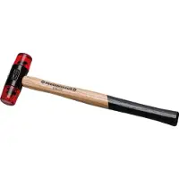 Peddinghaus Plastikhammer 32 mm - 330 G - Rote Schlagköpfe, 5334020032