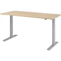 Hjh OFFICE PRO XMKA 19 S - 180 x 80 Eiche elektrisch höhenverstellbar